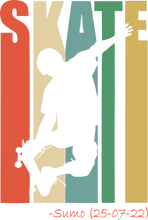Load image into Gallery viewer, Skateboarder -Sumo T-Shirt 3Ladies, Mens, Unisex