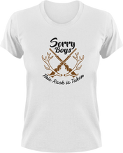 Load image into Gallery viewer, Sorry Boys This Rack Is Taken T-Shirtcouple, couples, hunt, hunter, hunting, Ladies, Mens, Unisex