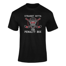Load image into Gallery viewer, Straight Outta The Penalty Box T-Shirt 2Ladies, Mens, Unisex, Wolves Ice Hockey