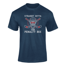Load image into Gallery viewer, Straight Outta The Penalty Box T-Shirt 2Ladies, Mens, Unisex, Wolves Ice Hockey