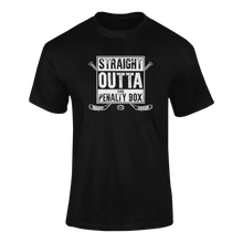Load image into Gallery viewer, Straight Outta The Penalty Box T-ShirtLadies, Mens, Unisex, Wolves Ice Hockey