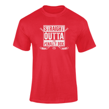 Load image into Gallery viewer, Straight Outta The Penalty Box T-ShirtLadies, Mens, Unisex, Wolves Ice Hockey