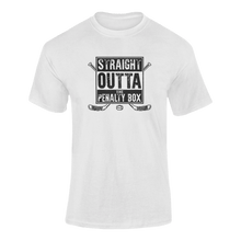 Load image into Gallery viewer, Straight Outta The Penalty Box T-ShirtLadies, Mens, Unisex, Wolves Ice Hockey