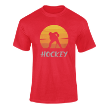 Load image into Gallery viewer, Sunset Hockey T-ShirtLadies, Mens, Unisex, Wolves Ice Hockey