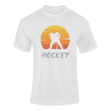 Load image into Gallery viewer, Sunset Hockey T-ShirtLadies, Mens, Unisex, Wolves Ice Hockey