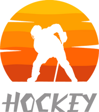 Load image into Gallery viewer, Sunset Hockey T-ShirtLadies, Mens, Unisex, Wolves Ice Hockey