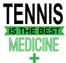 Load image into Gallery viewer, Tennis is the best medicine T-ShirtLadies, medicine, Mens, sport, table tennis, tennis, tennis player, the best medicine, Unisex