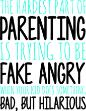 Load image into Gallery viewer, The hardest part about parenting T-Shirtdad, family, fatherhood, Fathers day, funny, Ladies, Mens, mom, parenting, Unisex