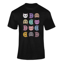 Load image into Gallery viewer, Tigger's Ark Happy Cat Pattern T-Shirtcat, cat mom, cat nip, Ladies, Mens, Michelle West, pets, Tigger's Ark, Unisex