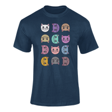 Load image into Gallery viewer, Tigger's Ark Happy Cat Pattern T-Shirtcat, cat mom, cat nip, Ladies, Mens, Michelle West, pets, Tigger's Ark, Unisex