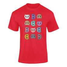 Load image into Gallery viewer, Tigger's Ark Happy Cat Pattern T-Shirtcat, cat mom, cat nip, Ladies, Mens, Michelle West, pets, Tigger's Ark, Unisex