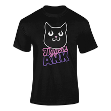 Load image into Gallery viewer, Tigger's Ark Purple Logo T-Shirtcat, cat mom, cat nip, Ladies, Mens, Michelle West, pets, Tigger's Ark, Unisex