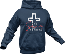 Load image into Gallery viewer, My Saviour Forever Cross Hoodie