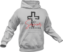 Load image into Gallery viewer, My Saviour Forever Cross Hoodie