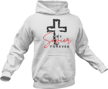 Load image into Gallery viewer, My Saviour Forever Cross Hoodie
