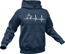 Load image into Gallery viewer, Coffee Heartbeat Hoodie