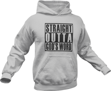 Load image into Gallery viewer, Straight Outta God's Word Hoodie in White