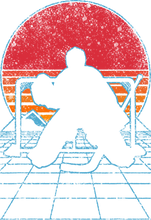 Load image into Gallery viewer, Vintage Goalie T-ShirtLadies, Mens, Unisex, Wolves Ice Hockey