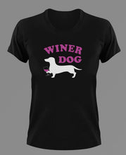 Load image into Gallery viewer, Winer Dog T-Shirtanimals, dog, Ladies, Mens, pets, Unisex