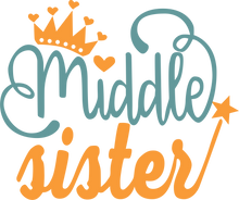 Load image into Gallery viewer, Big Sister Middle Sister Little Sister T-shirtfamily, funny, Ladies, mom, neice, sister