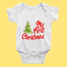 Load image into Gallery viewer, My First Christmas Baby Vest