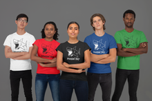 Load image into Gallery viewer, Mosselbay Shark T-shirtafrica, animals, aunt, beach, boy, brother, dad, Ladies, Mens, mom, neice, nephew, pets, shark, shells, sister, uncle, Unisex