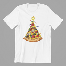 Load image into Gallery viewer, Pizza Slice Christmas Tree Tshirt Unisex Classic Fit