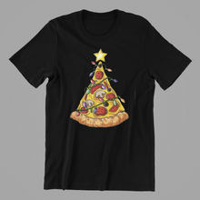 Load image into Gallery viewer, Pizza Slice Christmas Tree Tshirt Unisex Classic Fit