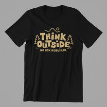 Load image into Gallery viewer, think outside no box required Tshirt