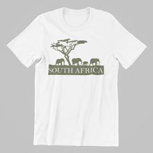 Load image into Gallery viewer, South Africa T-shirt printed in Oliveanimals, Butterfly, elephants, horse, Ladies, Mens, south africa, tree, Unisex