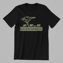 Load image into Gallery viewer, South Africa T-shirt printed in Oliveanimals, Butterfly, elephants, horse, Ladies, Mens, south africa, tree, Unisex