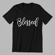Load image into Gallery viewer, Blessed T-shirt 2christian, Ladies, Mens, motivation, Unisex