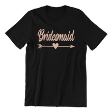 Load image into Gallery viewer, Bridesmaid Tshirt - Bachelorette Party T-shirtbachelorette, bachelorette party, bride, Ladies, sister, wedding

