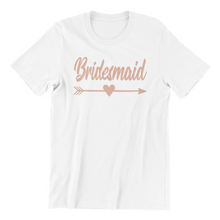Load image into Gallery viewer, Bridesmaid Tshirt - Bachelorette Party T-shirtbachelorette, bachelorette party, bride, Ladies, sister, wedding