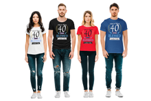 Load image into Gallery viewer, This is what 40 and Blessed Looks like 40th Birthday T-shirtbirthday, christian, Ladies, Mens, Unisex