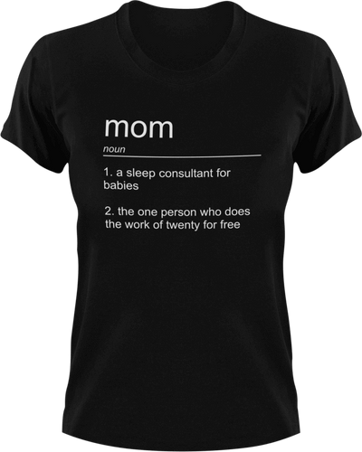 Mom T-Shirtdance mom, family, firefighter mom, Ladies, Mens, mom, noun, police mom, supermom, Unisex