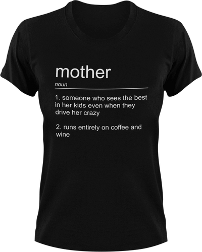 Mother T-Shirtdance mom, family, firefighter mom, Ladies, Mens, mom, mother, noun, police mom, supermom, Unisex