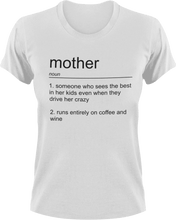 Load image into Gallery viewer, Mother T-Shirtdance mom, family, firefighter mom, Ladies, Mens, mom, mother, noun, police mom, supermom, Unisex