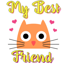 Load image into Gallery viewer, My Best Cat Friend T-Shirtanimals, cat, dog, Ladies, Mens, pets, Unisex
