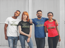 Load image into Gallery viewer, South Africa T-shirt printed in Oliveanimals, Butterfly, elephants, horse, Ladies, Mens, south africa, tree, Unisex
