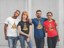 Load image into Gallery viewer, Pizza Slice Christmas Tree Tshirt Unisex Classic Fit