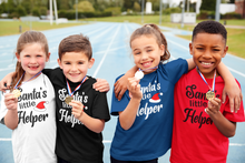 Load image into Gallery viewer, Santa's little helper Christmas T-shirtboy, christmas, girl, kids, neice, nephew