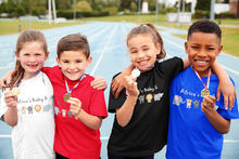 Load image into Gallery viewer, Kids Big 5 T-shirtafrica, animals, boy, brother, elephants, family, girl, kids, neice, south africa