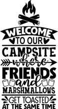 Load image into Gallery viewer, welcome to our campsite Tshirt
