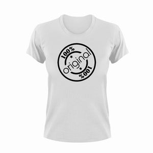 100% Original T-Shirt100%, Ladies, Mens, Original, Unisex