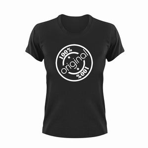 100% Original T-Shirt100%, Ladies, Mens, Original, Unisex