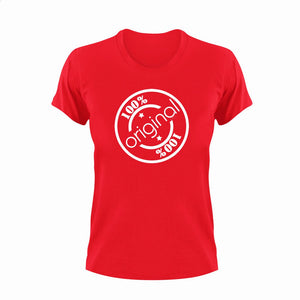 100% Original T-Shirt100%, Ladies, Mens, Original, Unisex