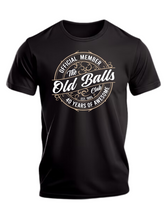 Load image into Gallery viewer, Official Member The Old Balls Club 40 Years Of Awesome Est. 1985 Birthday T-Shirt
