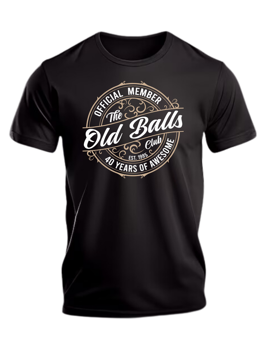 Official Member The Old Balls Club 40 Years Of Awesome Est. 1985 Birthday T-Shirt