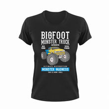 Load image into Gallery viewer, Bigfoot Monster Truck Unisex T-Shirt Gift Idea 125
